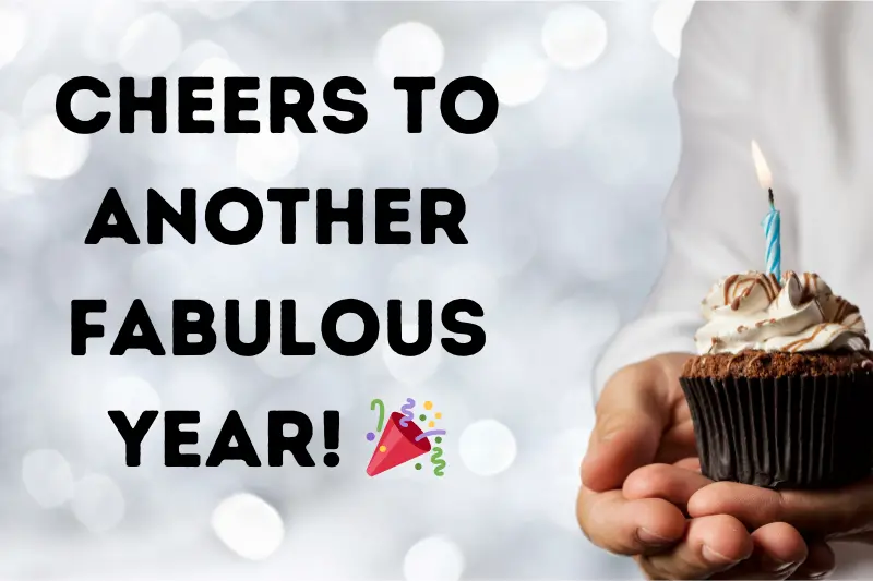 cheers to another fabulous year! 🎉