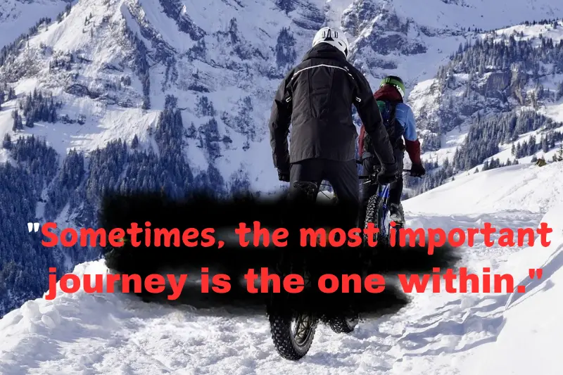 sometimes, the most important journey is the one within.